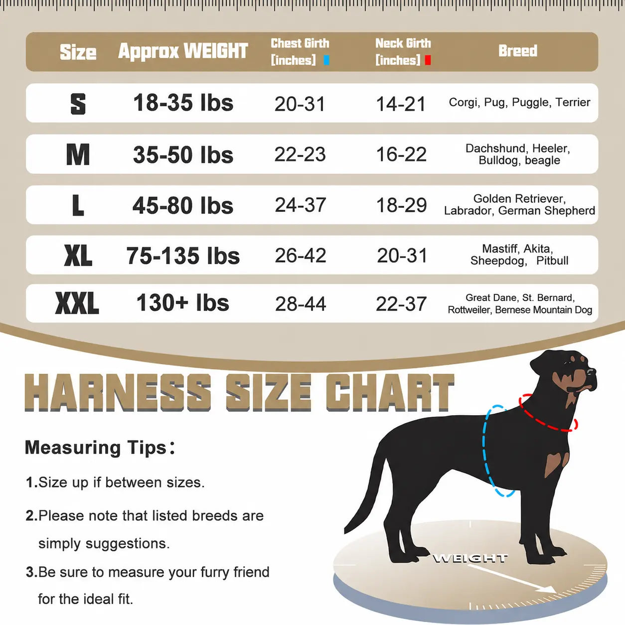 Auroth Tactical Dog Harness – Universal Harness, Walking Harness & Safety Harnesses for Small to Large Dogs, Durable Reflective, Easy to Control, No Pull Adjustable Pet Harness, Pet Supplies